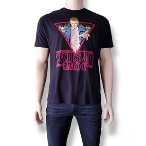 Stranger Things Eleven "Upside Down" Print Official Merch T-Shirt